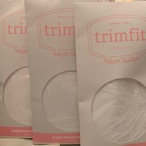 Trim fit Girls 8-10  white hosiery